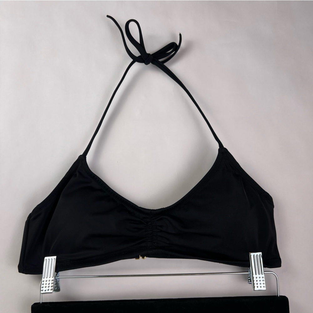 Victoria’s Secret, Black Cutout Bikini Top, Polyamide Blend, Strapless Swimwear